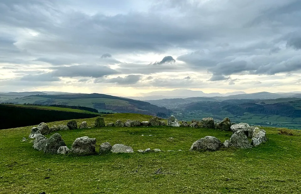 Moel Tŷ Uchaf Stone Circle, Llandrillo, Berwyns