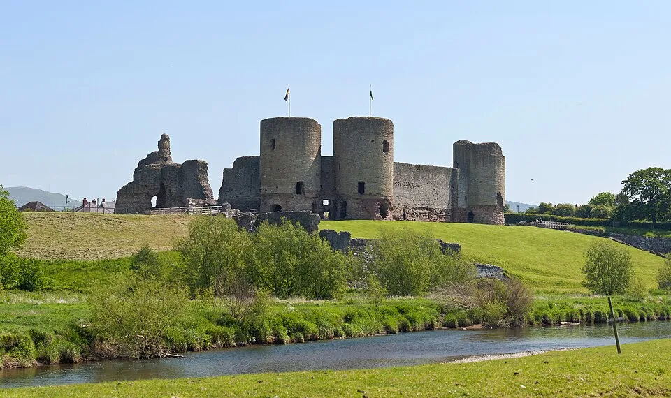 Rhuddlan Castle — Diamond keep on the Clwyd — 10 min from home