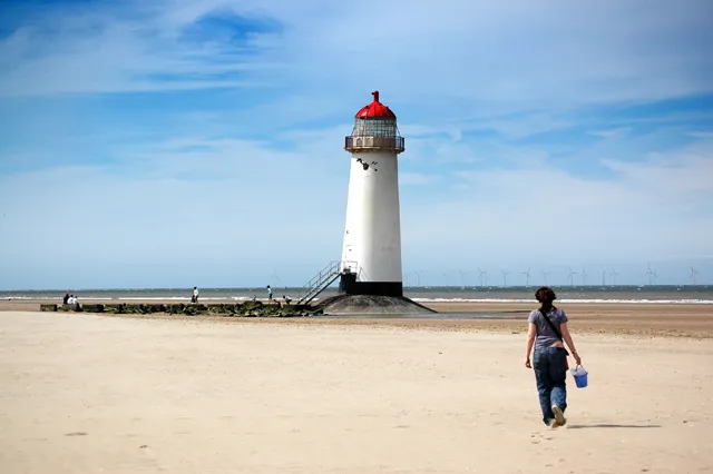 Talacre & Point of Ayr Lighthouse — The local lighthouse beach